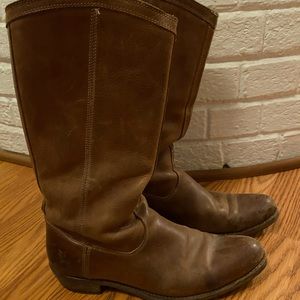 Frye Size 9 Pull On Cowboy Boots